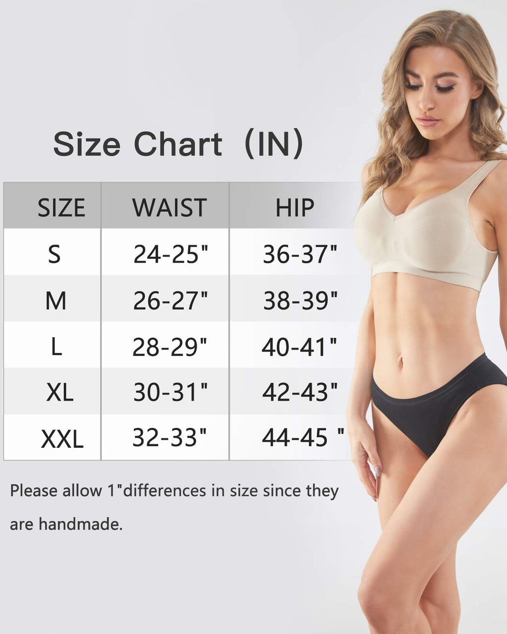 Womens Underwear Cotton Knickers Low Rise Stretchy Panties | Breathable Full Bikini Briefs Ladies Black Hipster Pants for Daily Wear